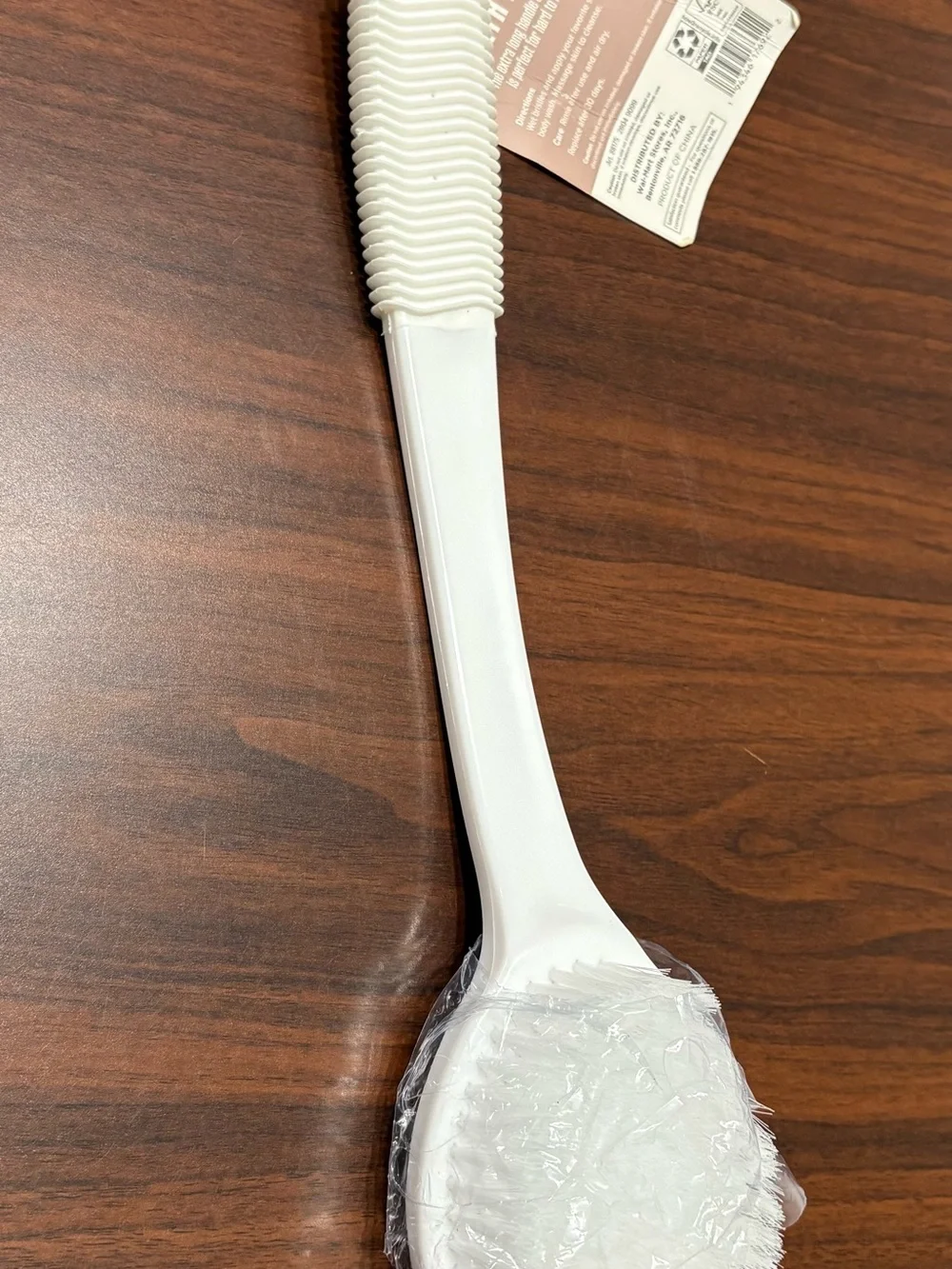 Home Collection Exfoliating Bath Brush - White